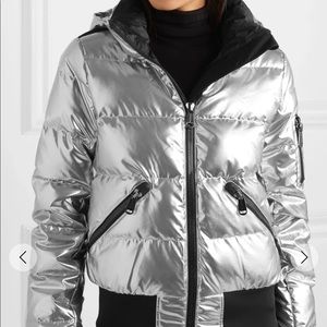 Goldbergh Aura Silver Metallic Down Ski Jacket